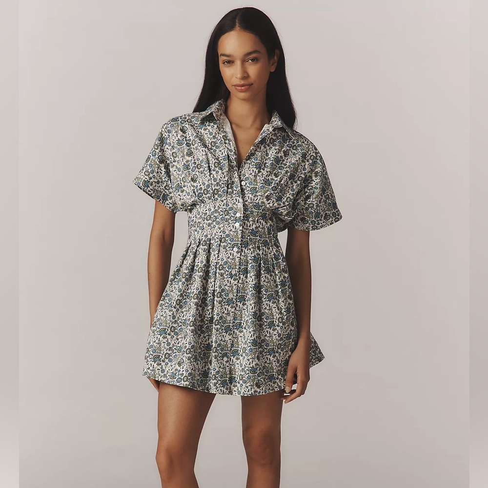 The Tobie Mini Shirt Dress | Anthropologie